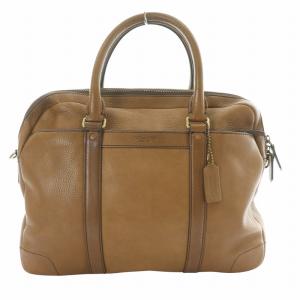 ブリーフケース ビジネスバッグ レザー ロゴ 茶 ブラウン 71196 /MW GY18