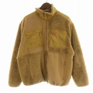 フリースジャケット ボア XL キャメル ブラウン