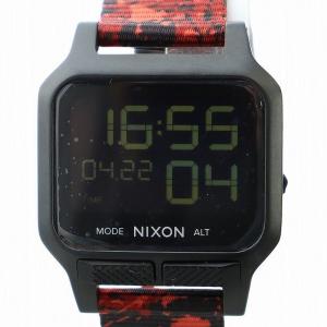 マリンスポーツ The Heat 腕時計 ウォッチ カモフラ 迷彩柄 デジタル ロゴ スクエア 黒 ブラック