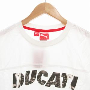 ドゥカティ DUCATI タグ付き Tシャツ カットソー 半袖 クルーネック