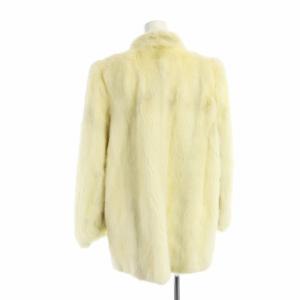 SAGA MINK 銀サガ 毛皮コート ミンクファー 13 アイボリー