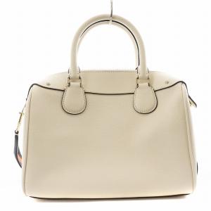 COACH ミニベネット ハンドバッグ ショルダーバッグ 2way ワッペン PVC レザー 白 ホワイト F20915