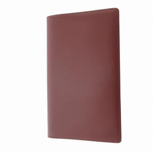 Cartier マストライン 二つ折り 長財布 レザー ロゴ ゴールドカラー金具 ボルドー /FF GY18
