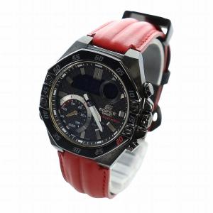 CASIO Honda Racing EDIFICE 腕時計 クォーツ 黒文字盤