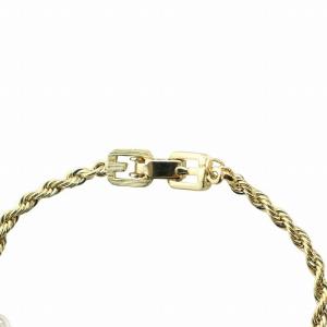 GIVENCHY ヴィンテージ ブレスレット ツイスト チェーン アクセサリー ゴールドカラー 金色 GY18 /MQ