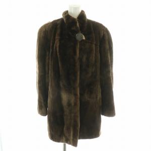 ファーコート シェアードミンク 13 ブラウン