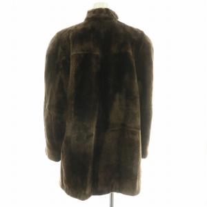 NINA RICCI ファーコート シェアードミンク 13 ブラウン