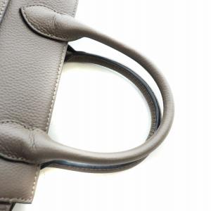 BARCOS ハンドバッグ ショルダー 2WAY ロゴ レザー 茶 ブラウン GY13 /MQ