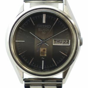 エルニクス ELNIX 腕時計 ウォッチ クォーツ デイト カレンダー付き ロゴ グレー文字盤 シルバー色