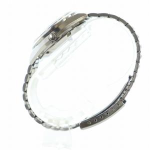 SEIKO エルニクス ELNIX 腕時計 ウォッチ クォーツ デイト カレンダー付き ロゴ グレー文字盤 シルバー色