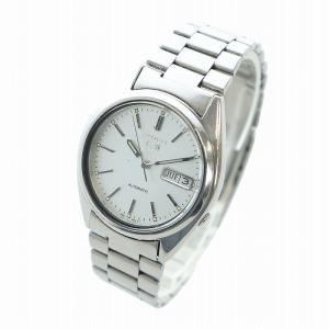 SEIKO ファイブ 5 腕時計 ウォッチ 自動巻き カレンダー付き デイト ロゴ シルバー色 7S26-3040