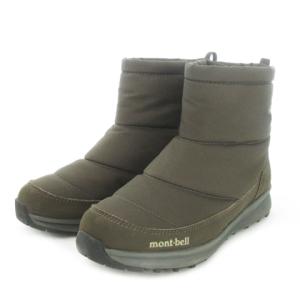 サーマランドブーツ スノーブーツ ショート フラット 裏ファー ロゴ 防水 防寒 アウトドア 24cm