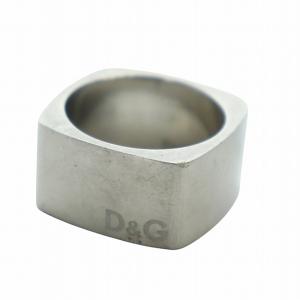 指輪 リング アクセサリー スクエア ロゴ 刻印 77B シルバー色 GY18 /MQ