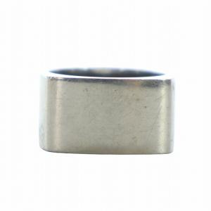 D&G 指輪 リング アクセサリー スクエア ロゴ 刻印 77B シルバー色 GY18 /MQ