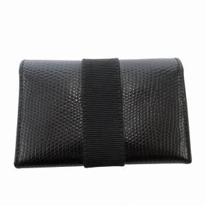 Salvatore Ferragamo キーケース レザー ヴァラ 6連 ゴールドカラー金具 黒 ブラック /FF GY18