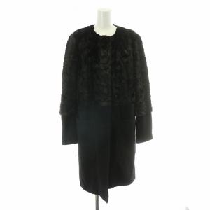 ミンクファー コート 40 ブラック