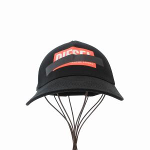 DIESEL キャップ 帽子 ロゴ コットン 黒 ブラック /FF GY18