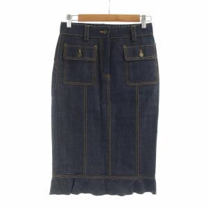 toile denim タイトスカート モノグラム