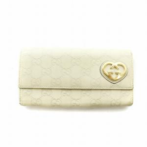 長財布 ウォレット レザー グッチシマ ロゴ ベージュ 245723 1147 GY13 /MQ OH