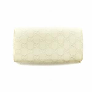 GUCCI 長財布 ウォレット レザー グッチシマ ロゴ ベージュ 245723 1147 GY13 /MQ OH