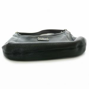 kate spade new york ショルダーバッグ ワンショルダー ハンドバッグ レザー 皮革 シボ革 ロゴ ファスナー開閉 黒 ブラック