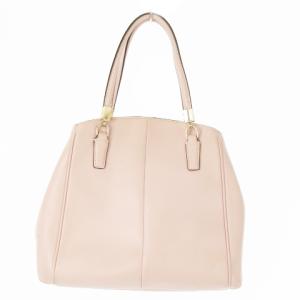 COACH ハンドバッグ 2way ショルダーバッグ レザー 革 ロゴチャーム付き ピンク F34663 /AO15
