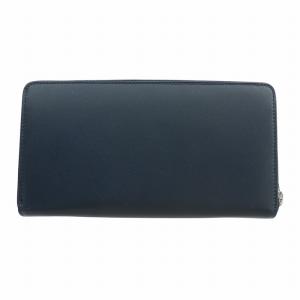 POLO RALPH LAUREN ラウンドジップ長財布 小銭入れあり レザー 牛革 ポニーロゴ 箱付き 紺 ネイビー P-225CL /MW