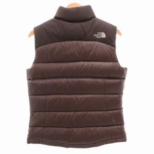 THE NORTH FACE 美品 ヌプシ2 ダウンベスト 700フィル リプストップ 90 L 茶 ブラウン /TZ