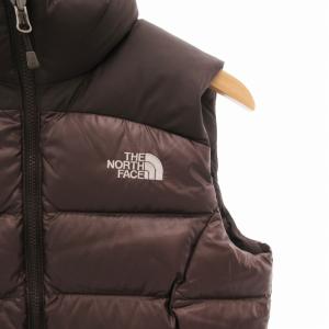 THE NORTH FACE 美品 ヌプシ2 ダウンベスト 700フィル リプストップ 90 L 茶 ブラウン /TZ