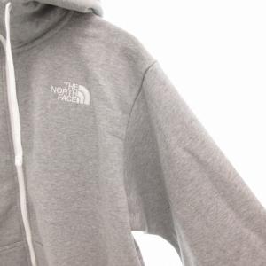 THE NORTH FACE タグ付き リアビューフルジップフーディ パーカー ロゴ XL グレー NT12442 /TZ