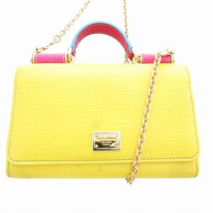 SICILY フォンバッグ チェーンショルダー イエロー