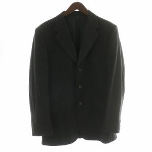 PAUL SMITH セットアップ スーツ シングル スラックス ウール 3B 総裏地 サイドベンツ チェック柄 L 黒 ブラック