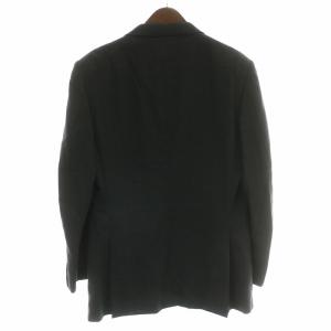 PAUL SMITH セットアップ スーツ シングル スラックス ウール 3B 総裏地 サイドベンツ チェック柄 L 黒 ブラック