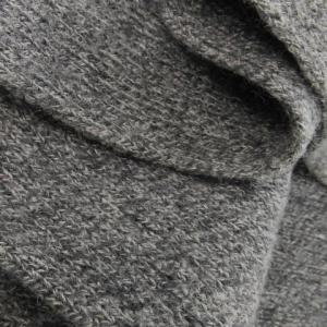 PAUL SMITH マフラー ウール ロゴ刺繍 フリンジ ミックス グレー /CK22 GY11