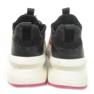 UGG australia LA Daze スニーカー ローカット ロゴ スポーティ 6 23cm 黒 ブラック ピンク 1114494