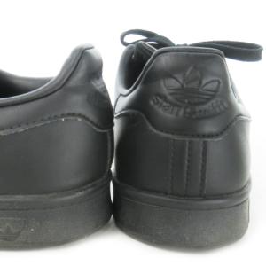 adidas Originals Stan Smith スニーカー ローカット レースアップ ロゴ トレフォイル 26cm 黒 ブラック
