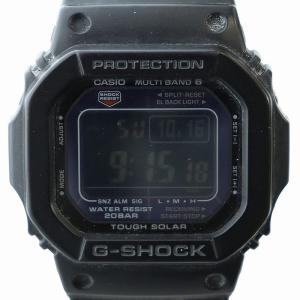 腕時計 ウォッチ タフソーラー デジタル スクエア ロゴ デイト カレンダー付き 黒 ブラック GW-M5610