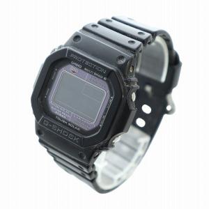 CASIO G-SHOCK 腕時計 ウォッチ タフソーラー デジタル スクエア ロゴ デイト カレンダー付き 黒 ブラック GW-M5610