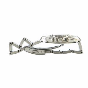 SEIKO ワイアード WIRED 腕時計 ウォッチ クォーツ 黒文字盤 クロノグラフ カレンダー付き シルバー色