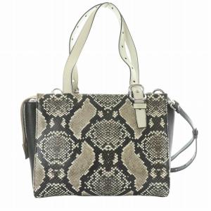 COLE HAAN スモール 3 in 1 トート スネークプリント 2WAY ショルダーバッグ ハンドバッグ レザー ポーチ付き