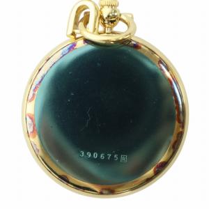 SEIKO 懐中時計 ウォッチ クォーツ ラウンド チェーン付き ロゴ ゴールド色 GY11 /MQ