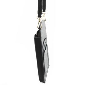 kate spade new york スペンサー スリム クロスボディ ポシェット スマホショルダー ケース レザー 革 ロゴ 黒 ブラック