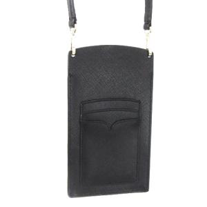kate spade new york スペンサー スリム クロスボディ ポシェット スマホショルダー ケース レザー 革 ロゴ 黒 ブラック