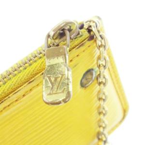 LOUIS VUITTON M63809 エピ ポシェット クレ 小銭入れ コインケース キーリング レザー 黄 イエロー /CK20