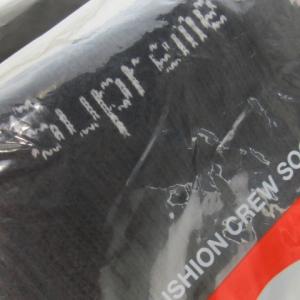 Supreme Hanes Crew Socks 4足セット 6-12 ブラック