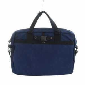 BRIEFING ブリーフケース ビジネスバッグ 2WAY 書類カバン ショルダー ロゴ キャンバス 紺 ネイビー GY17
