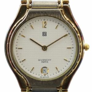 腕時計 ウォッチ クォーツ 白文字盤 カレンダー付き 4Gロゴ ゴールド色 シルバー色 621 GY18