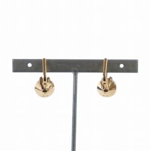 SWAROVSKI ピアス アクセサリー 両耳用 ラインストーン クリスタル ラウンド ゴールド色 GY18 /MQ