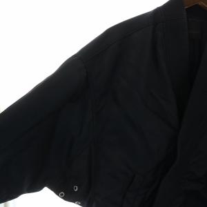 DIESEL BLACK GOLD MA-1 フライトジャケット ブルゾン ナイロン 中綿 変形 36 S-M 紺 ネイビー GY18 /MQ