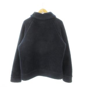 HELLY HANSEN ファイバーパイルジャケット ステンカラー ジップアップ ロゴ アウトドア XL 紺 ネイビー HH51254